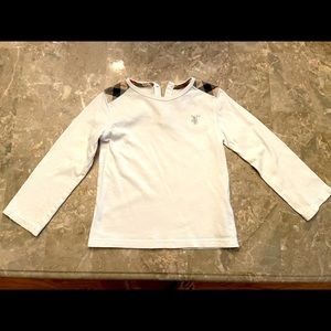 Burberry long sleeve shirt size 3Y
